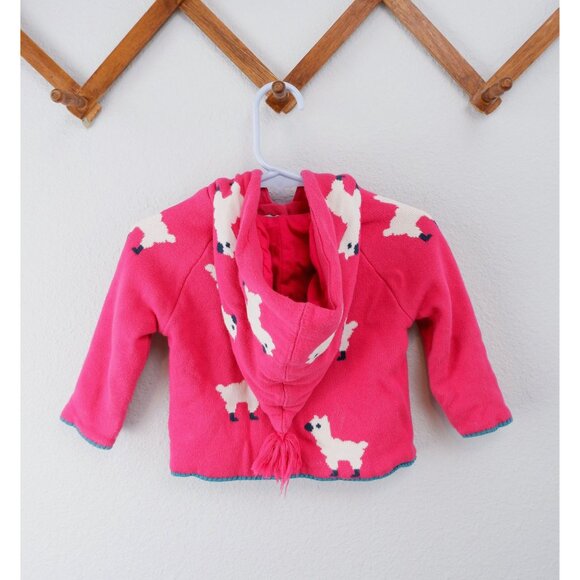 John Lewis Pink Llama Baby Girl Sweater, size 6-9 months - Picture 6 of 12